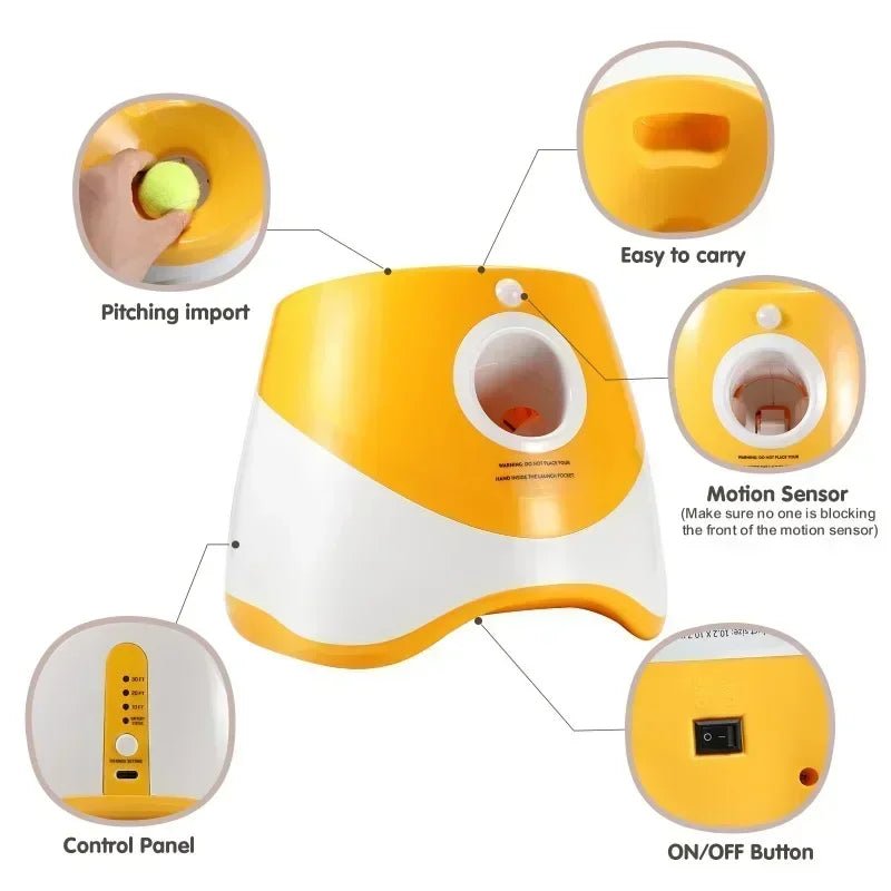 Automatic Dog Ball Launcher Toy - Petnivo