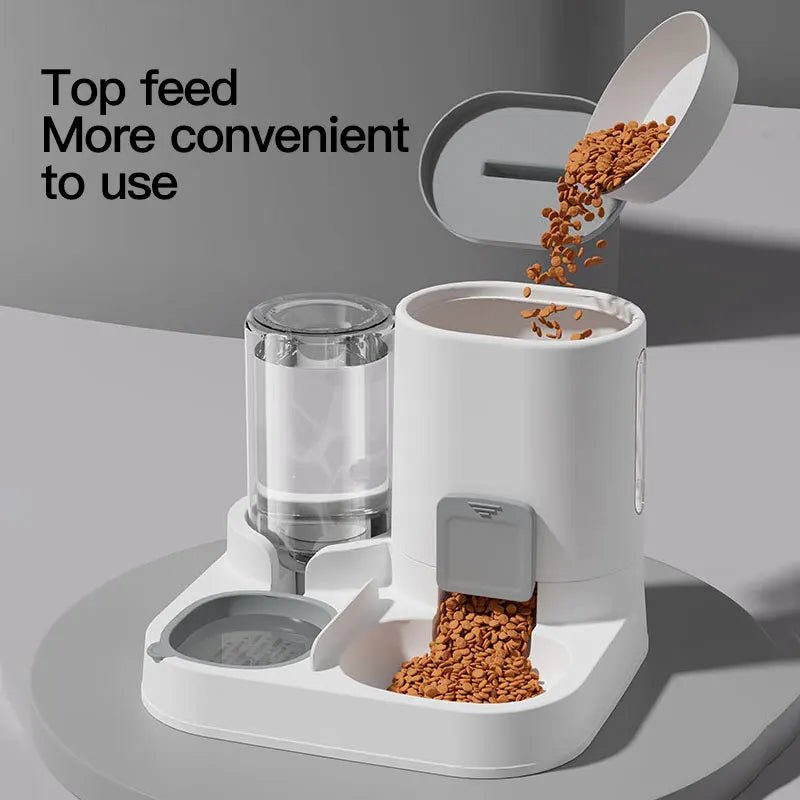 Automatic Gravity Pet Feeder Water Dispenser - Petnivo