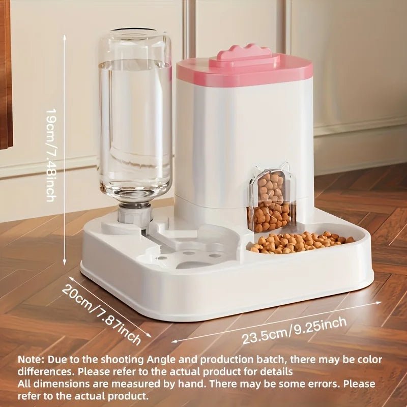 Automatic Gravity Pet Feeder Water Dispenser - Petnivo