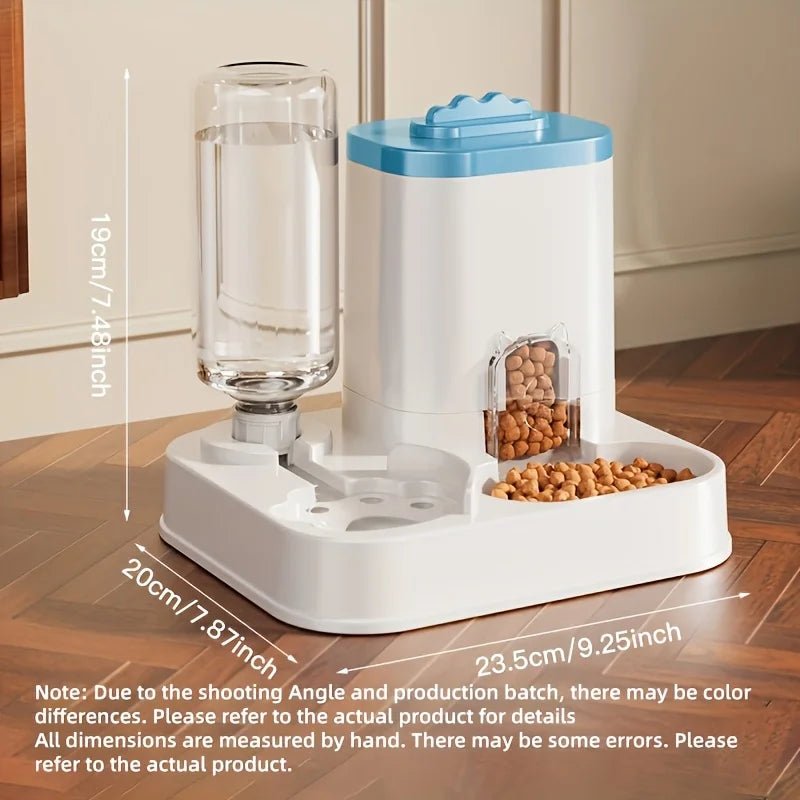 Automatic Gravity Pet Feeder Water Dispenser - Petnivo