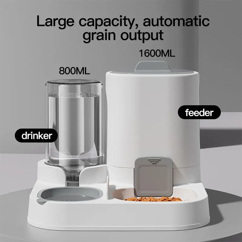 Automatic Gravity Pet Feeder Water Dispenser - Petnivo