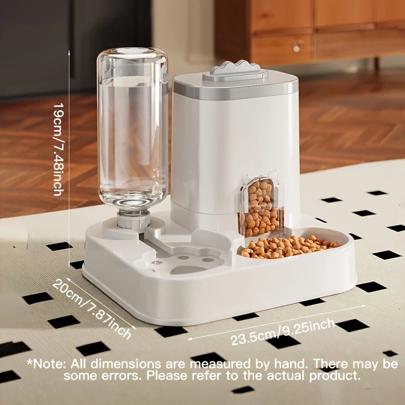 Automatic Gravity Pet Feeder Water Dispenser - Petnivo