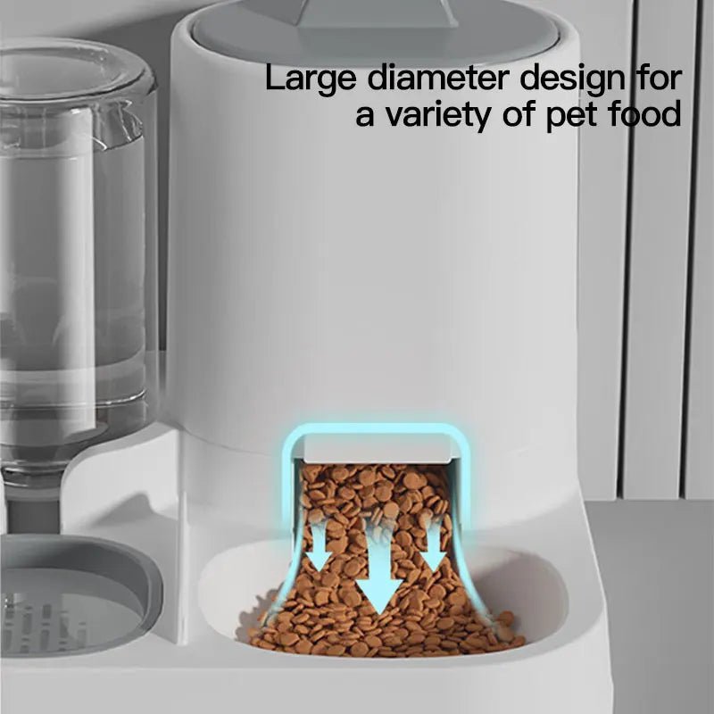 Automatic Gravity Pet Feeder Water Dispenser - Petnivo