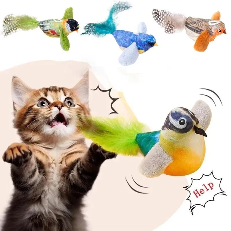 Cat Bird Sound Interactive Toy - Petnivo