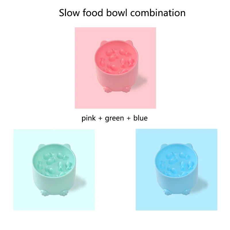 Cat Slow Feeder Bowl Anti Choking - Petnivo