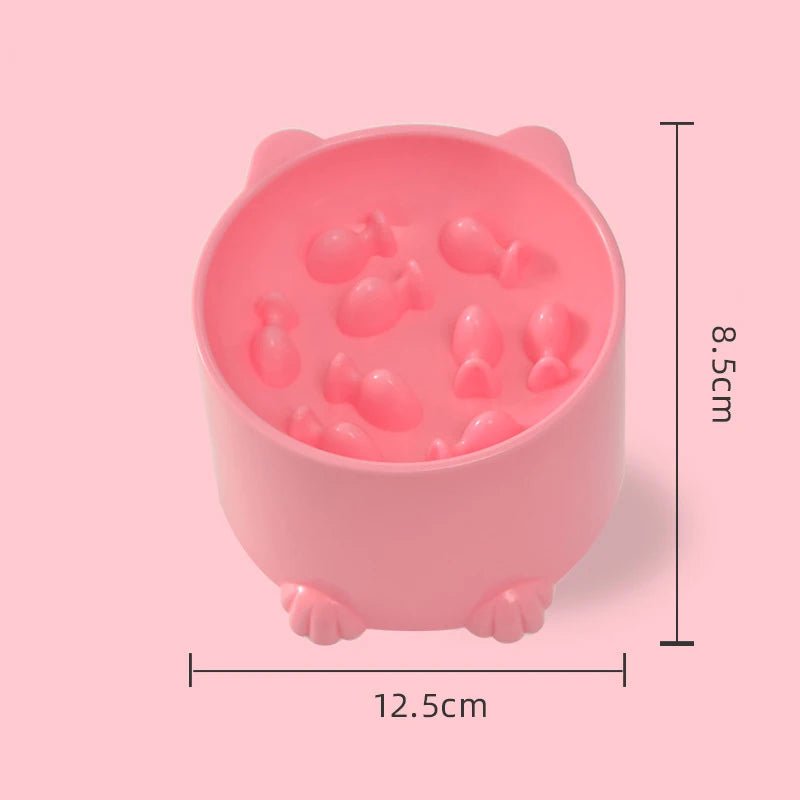 Cat Slow Feeder Bowl Anti Choking - Petnivo