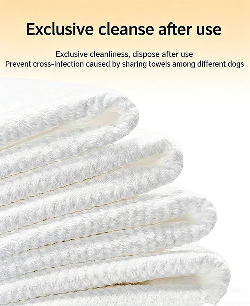 Disposable Pet Bath Towels Soft Absorbent - Petnivo