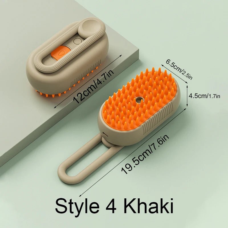 Electric Steam Cat Grooming Brush 3in1 - Petnivo