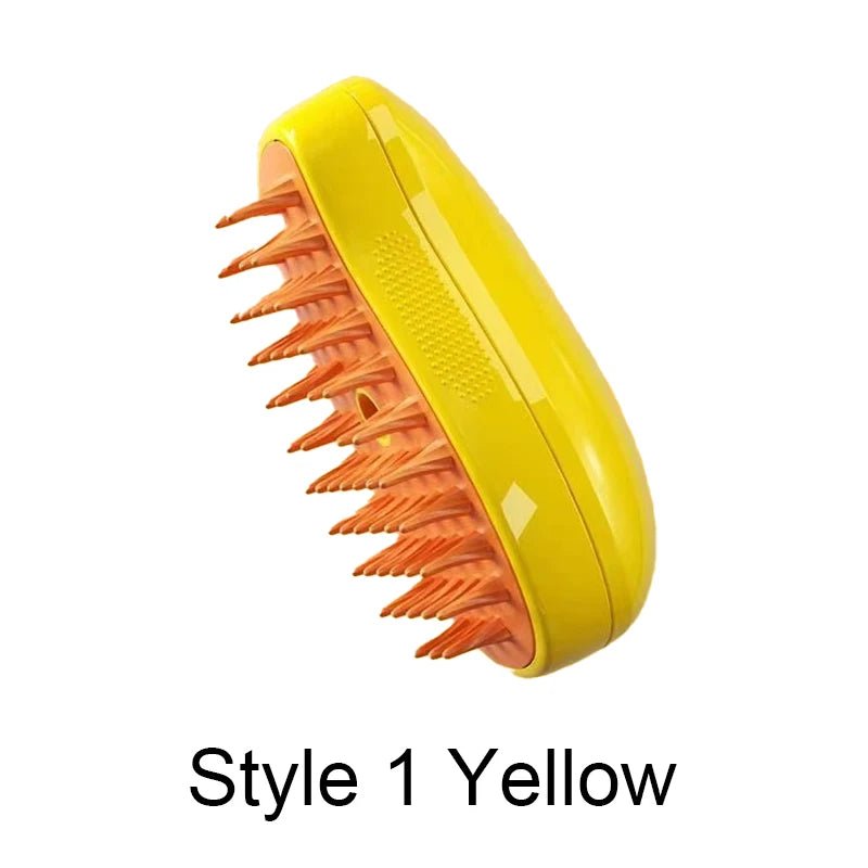 Electric Steam Cat Grooming Brush 3in1 - Petnivo
