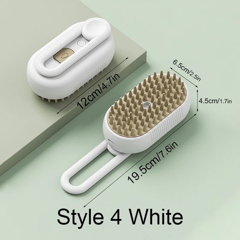 Electric Steam Cat Grooming Brush 3in1 - Petnivo