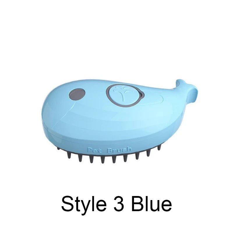 Electric Steam Cat Grooming Brush 3in1 - Petnivo