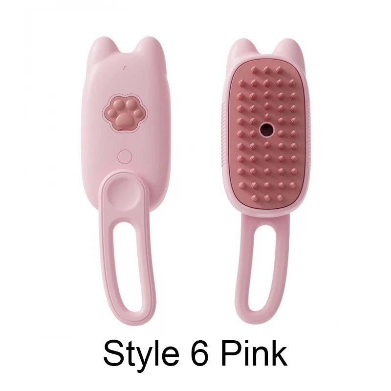 Electric Steam Cat Grooming Brush 3in1 - Petnivo