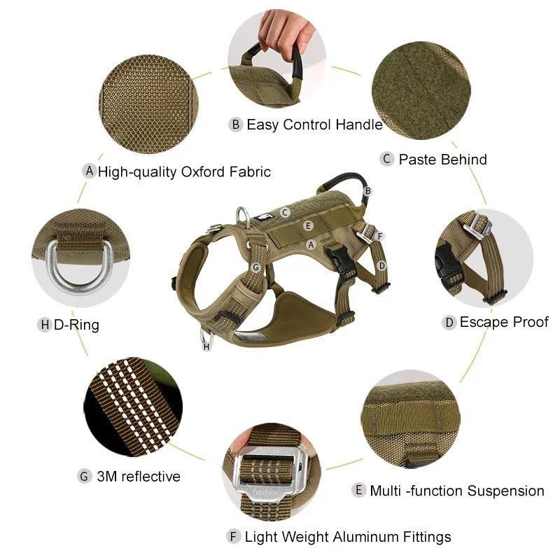 Escape Proof Reflective Dog Harness No Pull - Petnivo