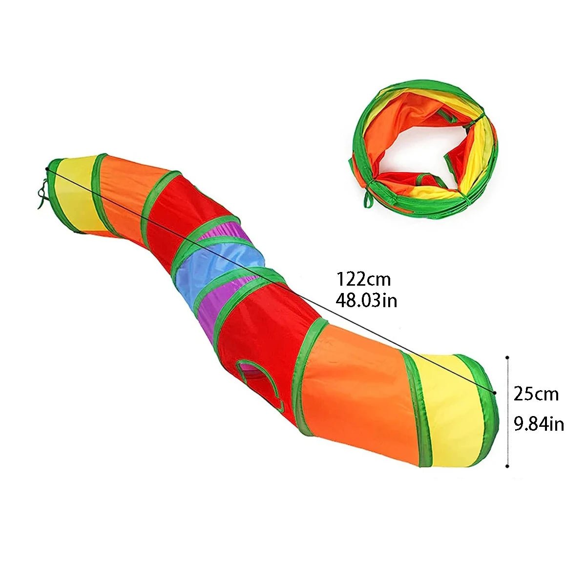 Foldable Cat Tunnel Interactive Toy - Petnivo