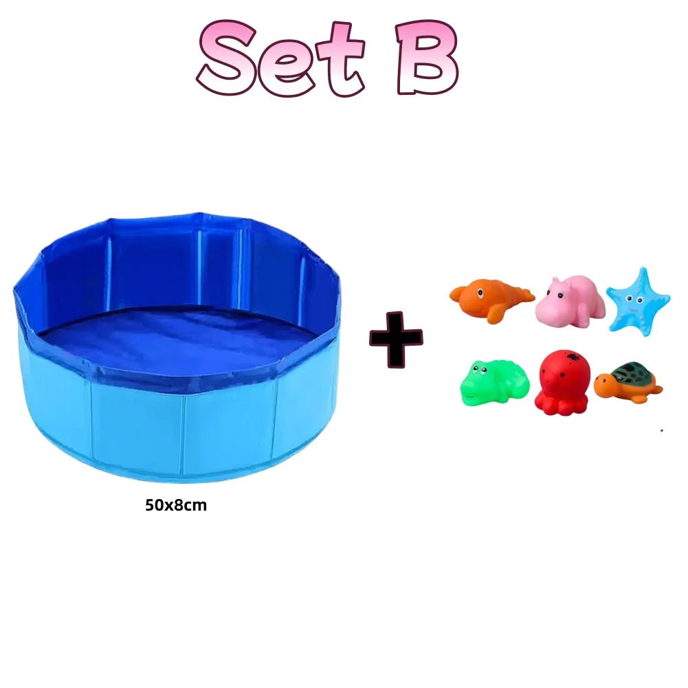 Foldable Pet Pool Bath Tub Summer - Petnivo