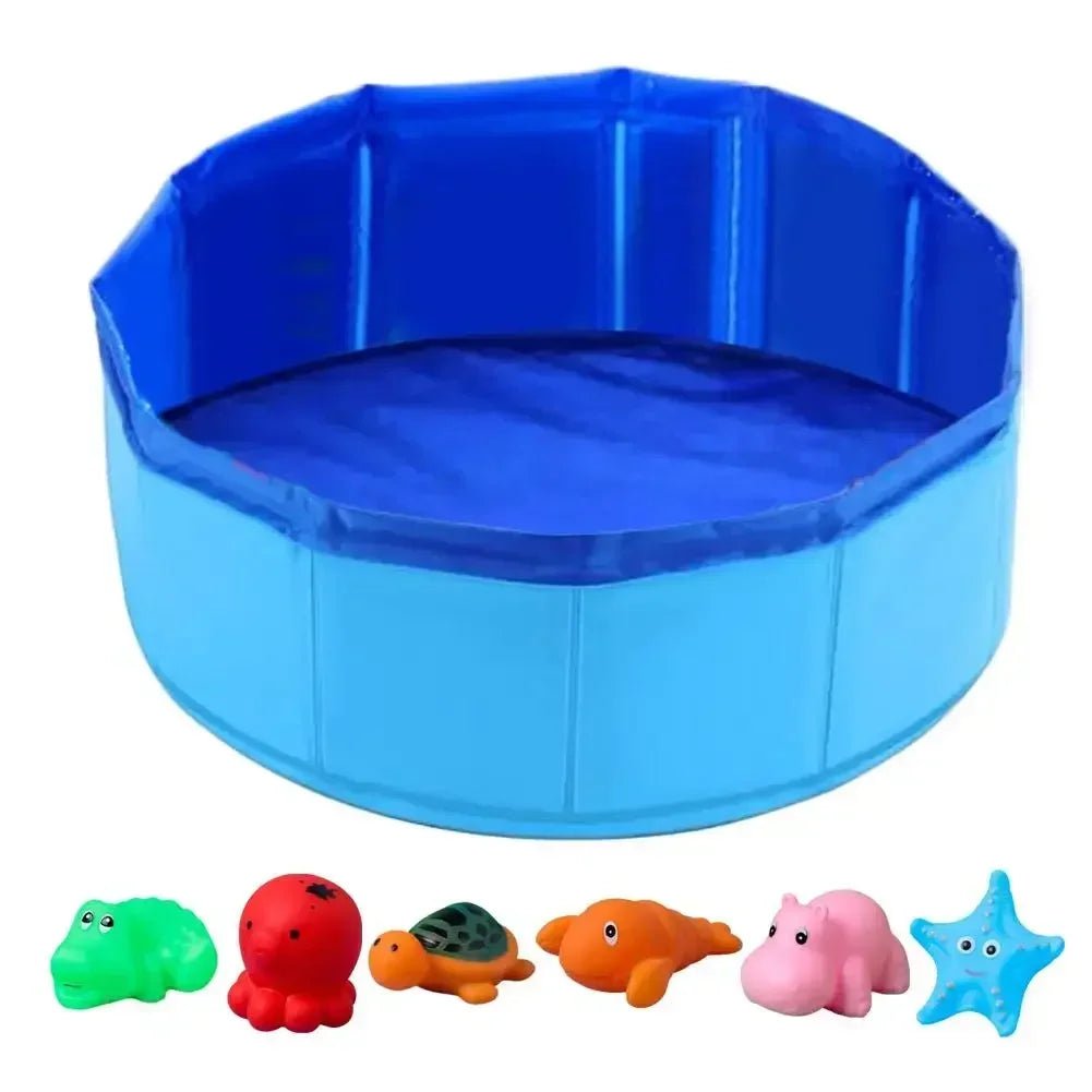 Foldable Pet Pool Bath Tub Summer - Petnivo
