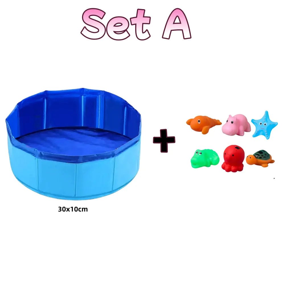 Foldable Pet Pool Bath Tub Summer - Petnivo