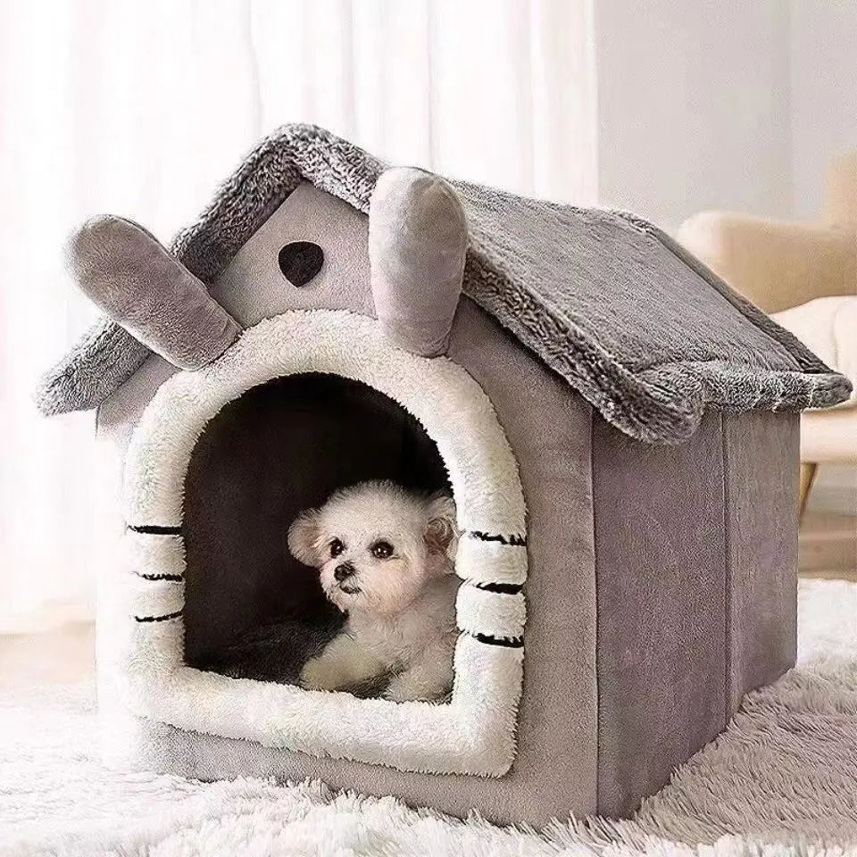 House Style Pet Bed Washable Warm - Petnivo