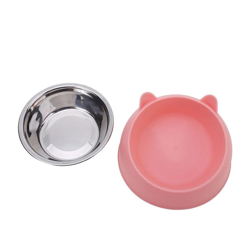 Inclined Stainless Steel Cat Feeding Bowl - Petnivo