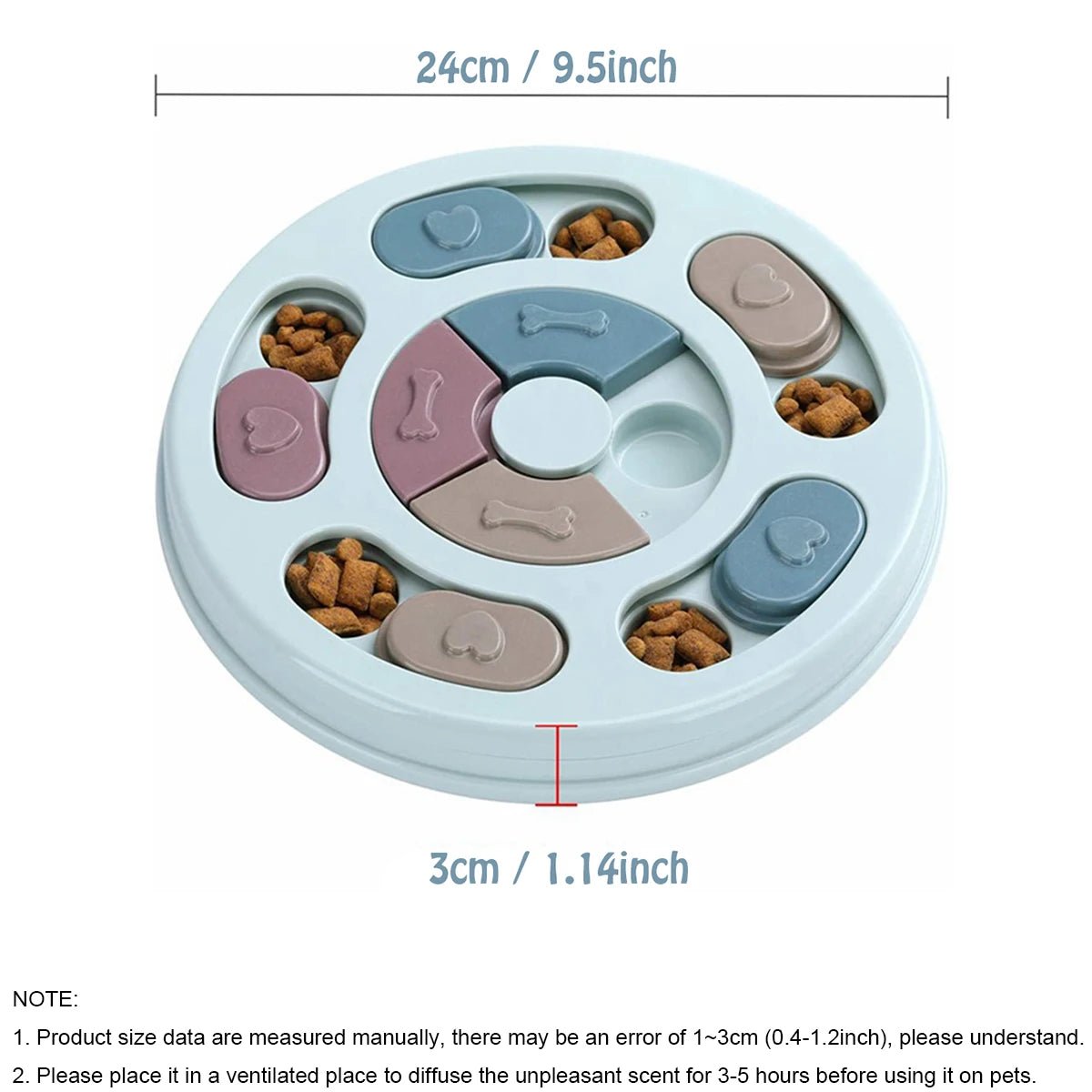 Interactive Dog Puzzle Feeder Slow Bowl - Petnivo