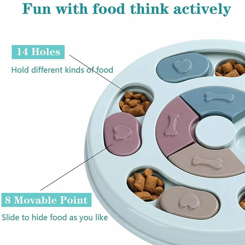 Interactive Dog Puzzle Feeder Slow Bowl - Petnivo
