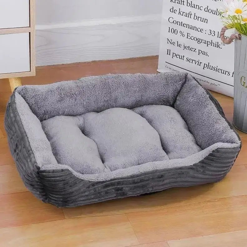 Large Plush Pet Bed Deep Sleep - Petnivo