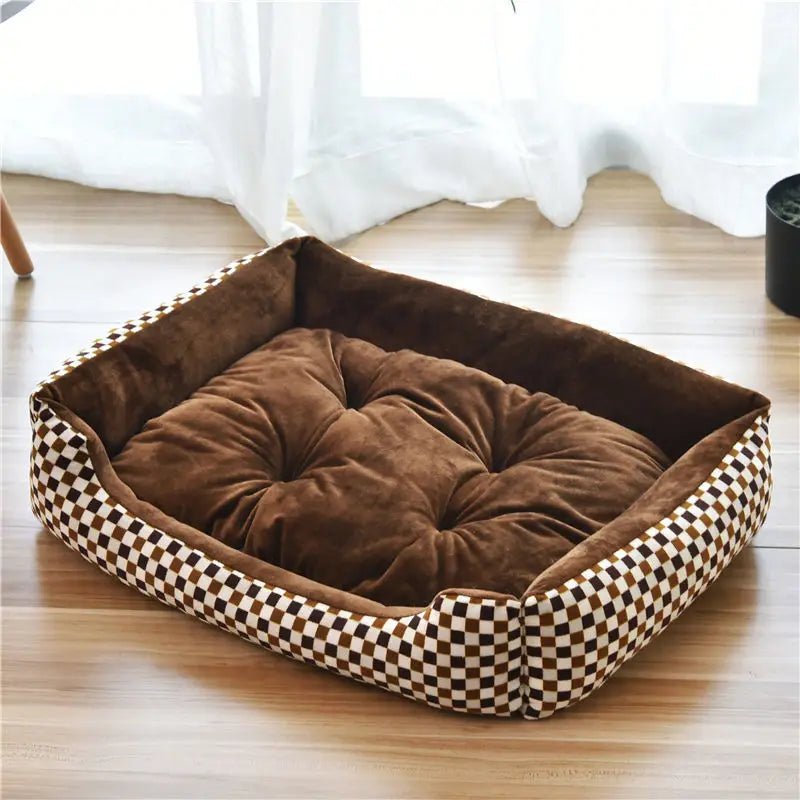 Large Plush Pet Bed Deep Sleep - Petnivo