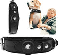 Leather Dog Collar AirTag Holder Anti Loss - Petnivo