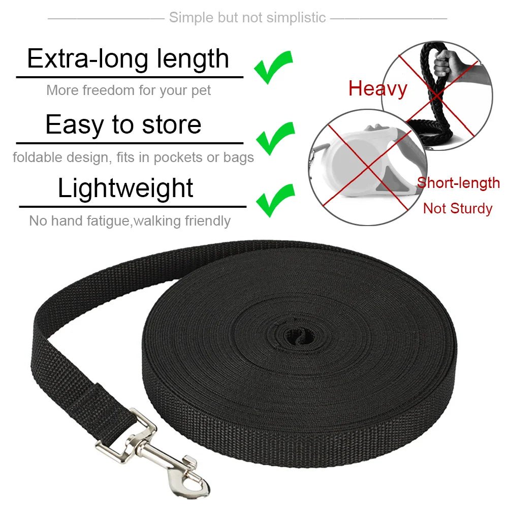 Long Dog Leash Nylon Training Lead - Petnivo