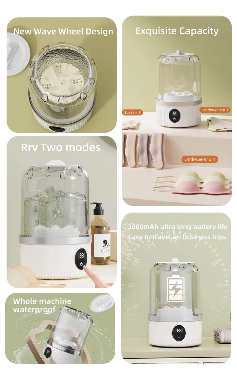Mini Portable Washing Machine - Petnivo