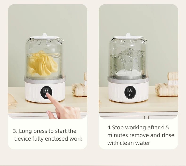 Mini Portable Washing Machine - Petnivo