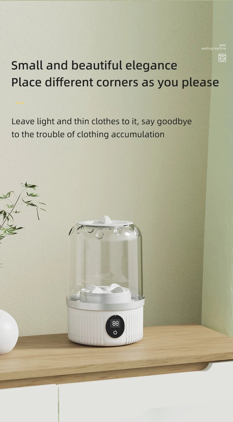 Mini Portable Washing Machine - Petnivo