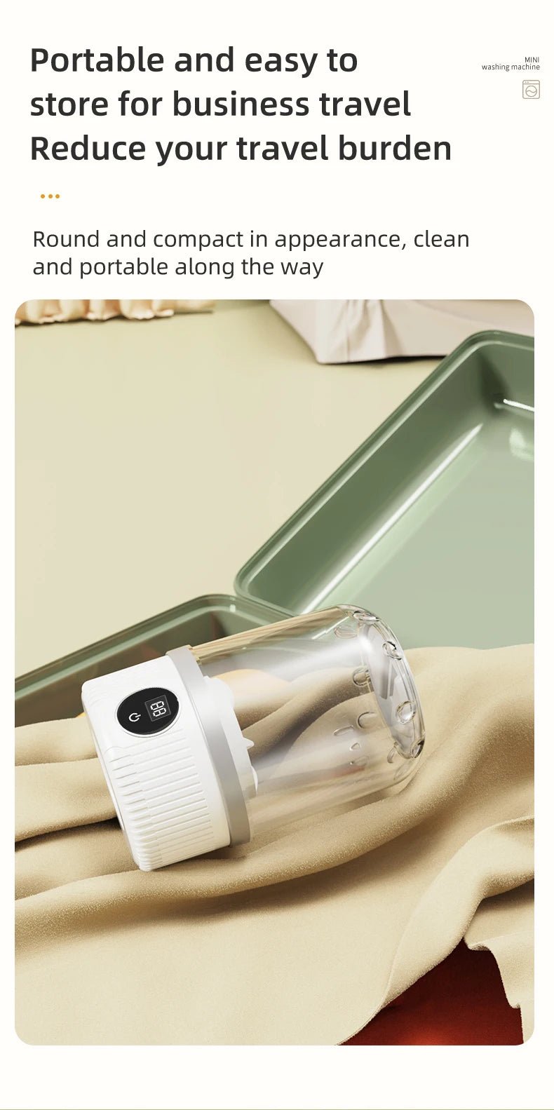 Mini Portable Washing Machine - Petnivo