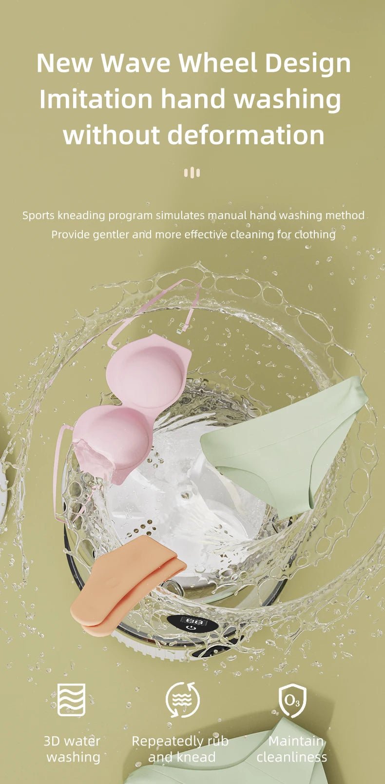 Mini Portable Washing Machine - Petnivo