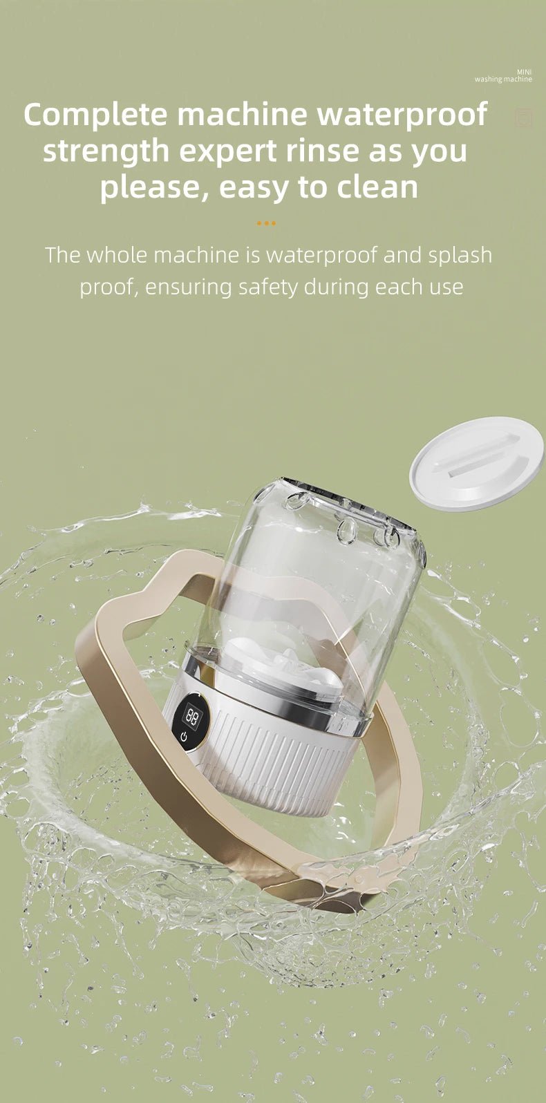 Mini Portable Washing Machine - Petnivo