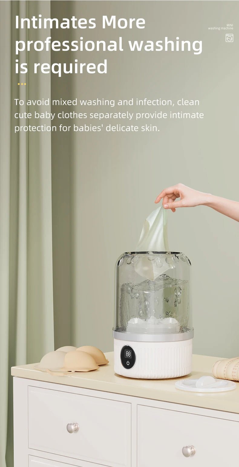 Mini Portable Washing Machine - Petnivo