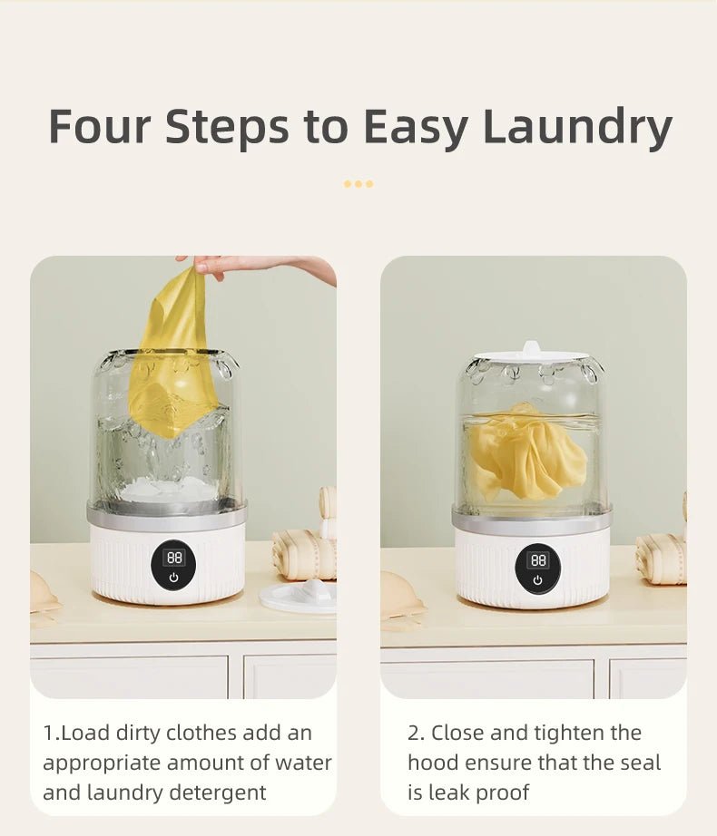 Mini Portable Washing Machine - Petnivo