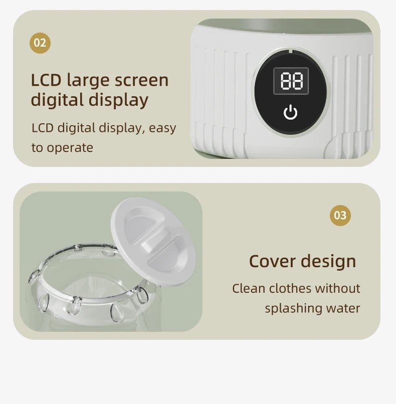 Mini Portable Washing Machine - Petnivo