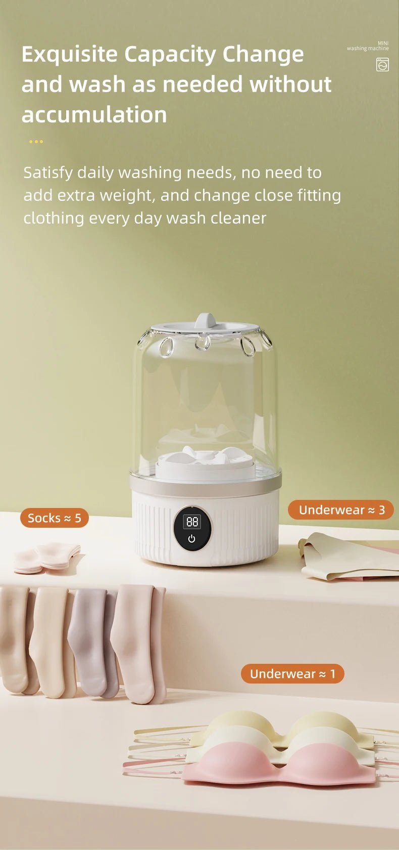 Mini Portable Washing Machine - Petnivo