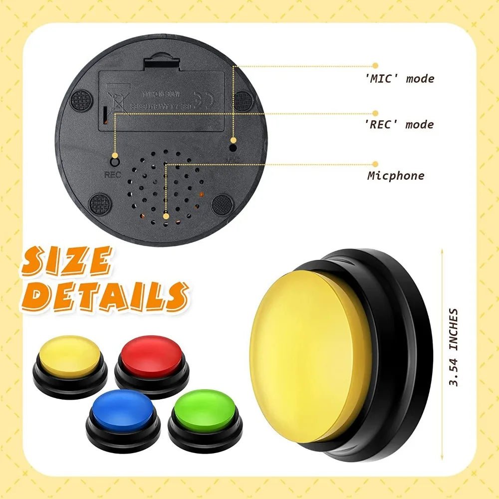 Pet Communication Recording Buttons - Petnivo