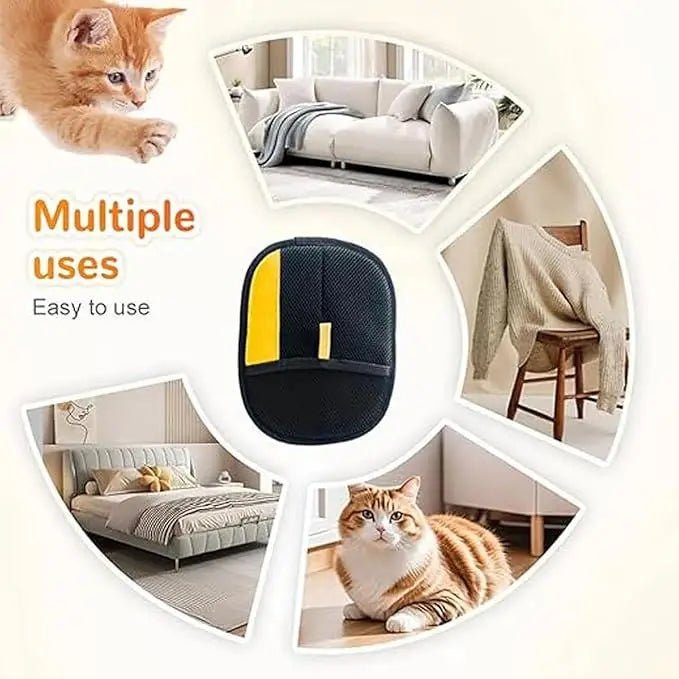 Pet Hair Remover Grooming Glove Reusable - Petnivo