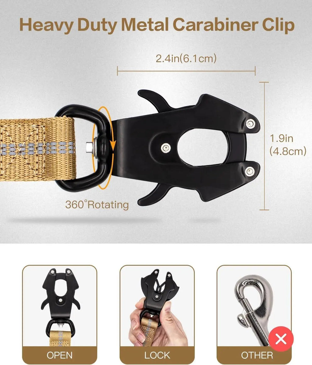 Reflective Bungee Dog Leash Shock Absorbing - Petnivo