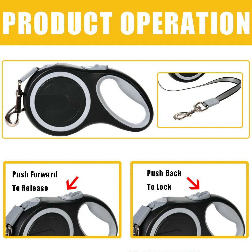 Retractable Dog Leash 5m 8m Nylon - Petnivo