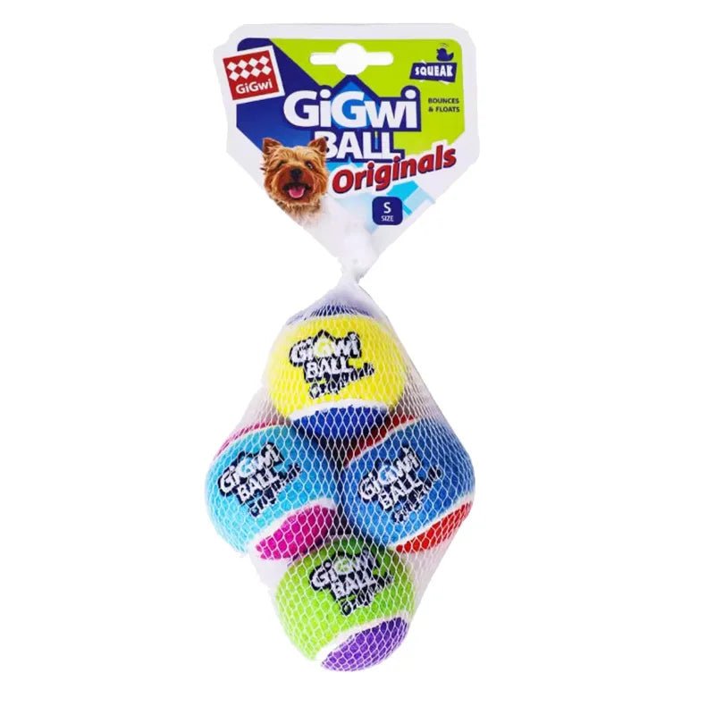 Squeaky Dog Tennis Balls Bite Resistant Set - Petnivo