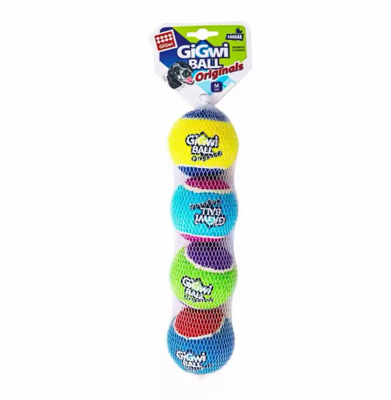 Squeaky Dog Tennis Balls Bite Resistant Set - Petnivo