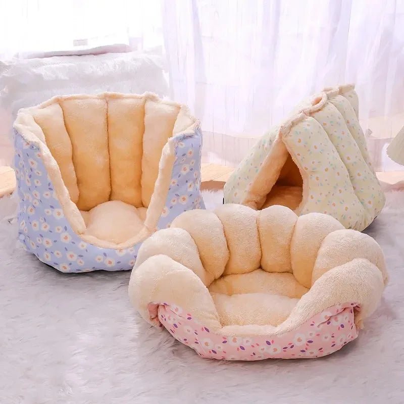 Winter Warm Cat Dog Bed House - Petnivo
